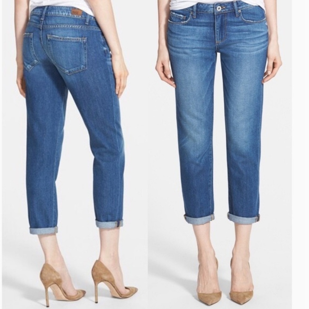 Paige Jimmy Jimmy Crop Boyfriend Jeans